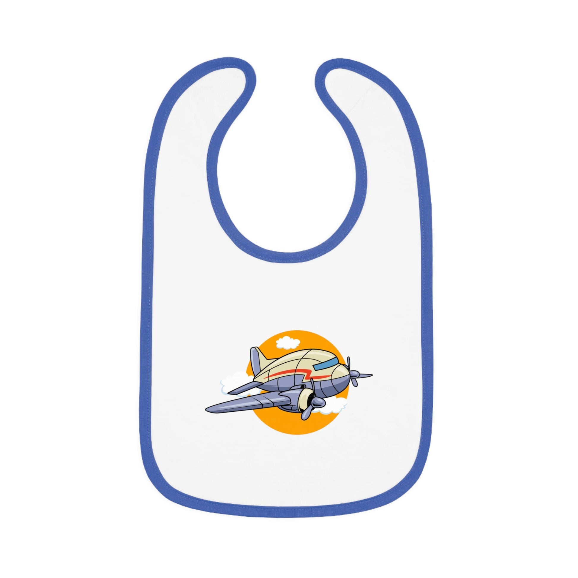 Fly High Baby Bib - Vintage Propliner - Kids clothes - Gifts for pilots - Aviation apparel