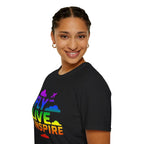 Fly Live Inspire - Plane and Clouds - T-Shirt - Pilot gifts - WWII warbird t-shirt