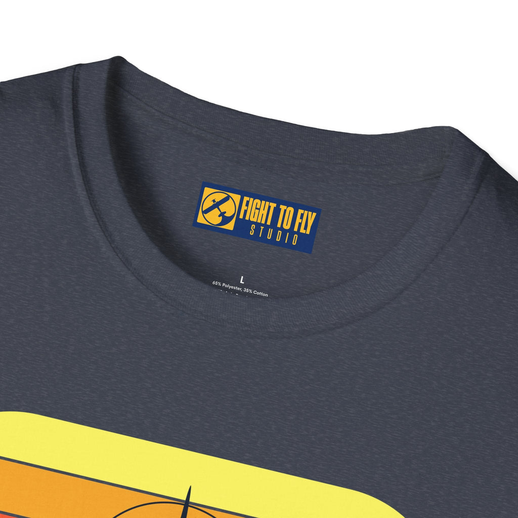 Fly Live Inspire Unisex Softstyle T-Shirt – Perfect for Travel Lovers - Gifts pilots - Aviation apparel