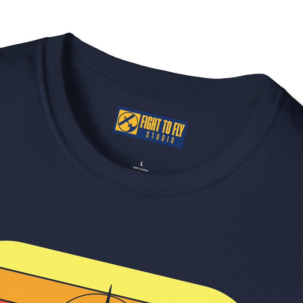 Fly Live Inspire Unisex Softstyle T-Shirt – Perfect for Travel Lovers - Gifts pilots - Aviation apparel