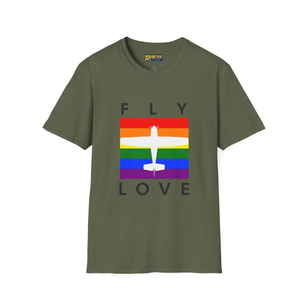 FLY LOVE - T-Shirt - Pilot gifts - WWII warbird t-shirt