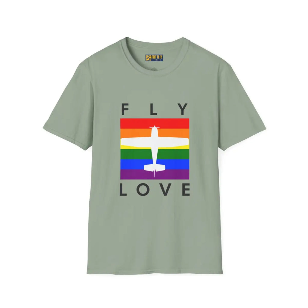 FLY LOVE - T-Shirt - Pilot gifts - WWII warbird t-shirt