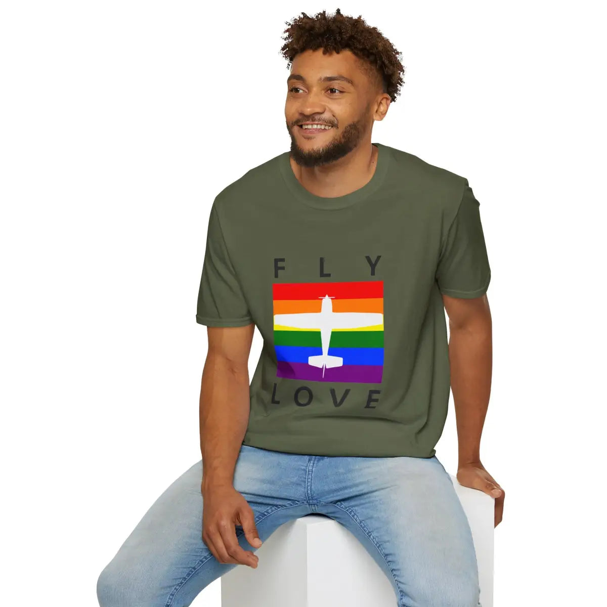 FLY LOVE - T-Shirt - Pilot gifts - WWII warbird t-shirt