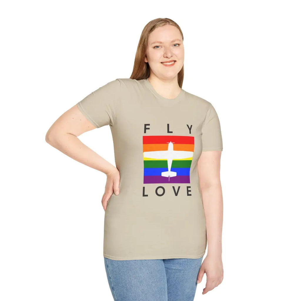 FLY LOVE - T-Shirt - Pilot gifts - WWII warbird t-shirt