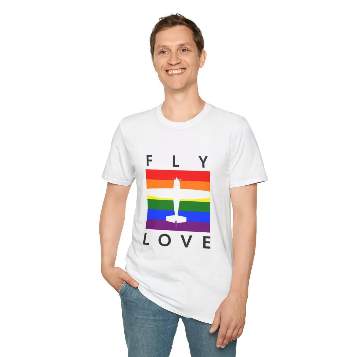 FLY LOVE - T-Shirt - Pilot gifts - WWII warbird t-shirt