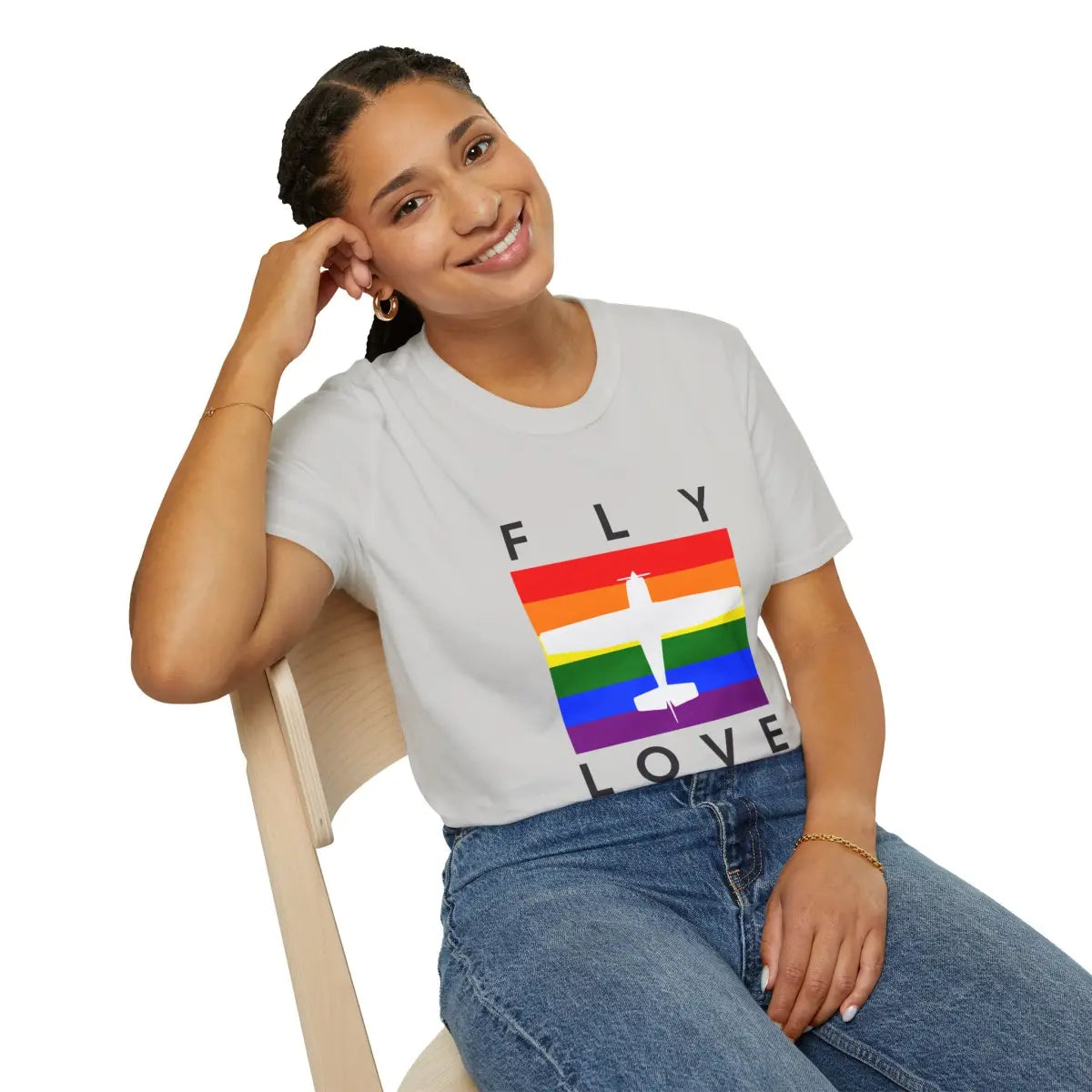 FLY LOVE - T-Shirt - Pilot gifts - WWII warbird t-shirt