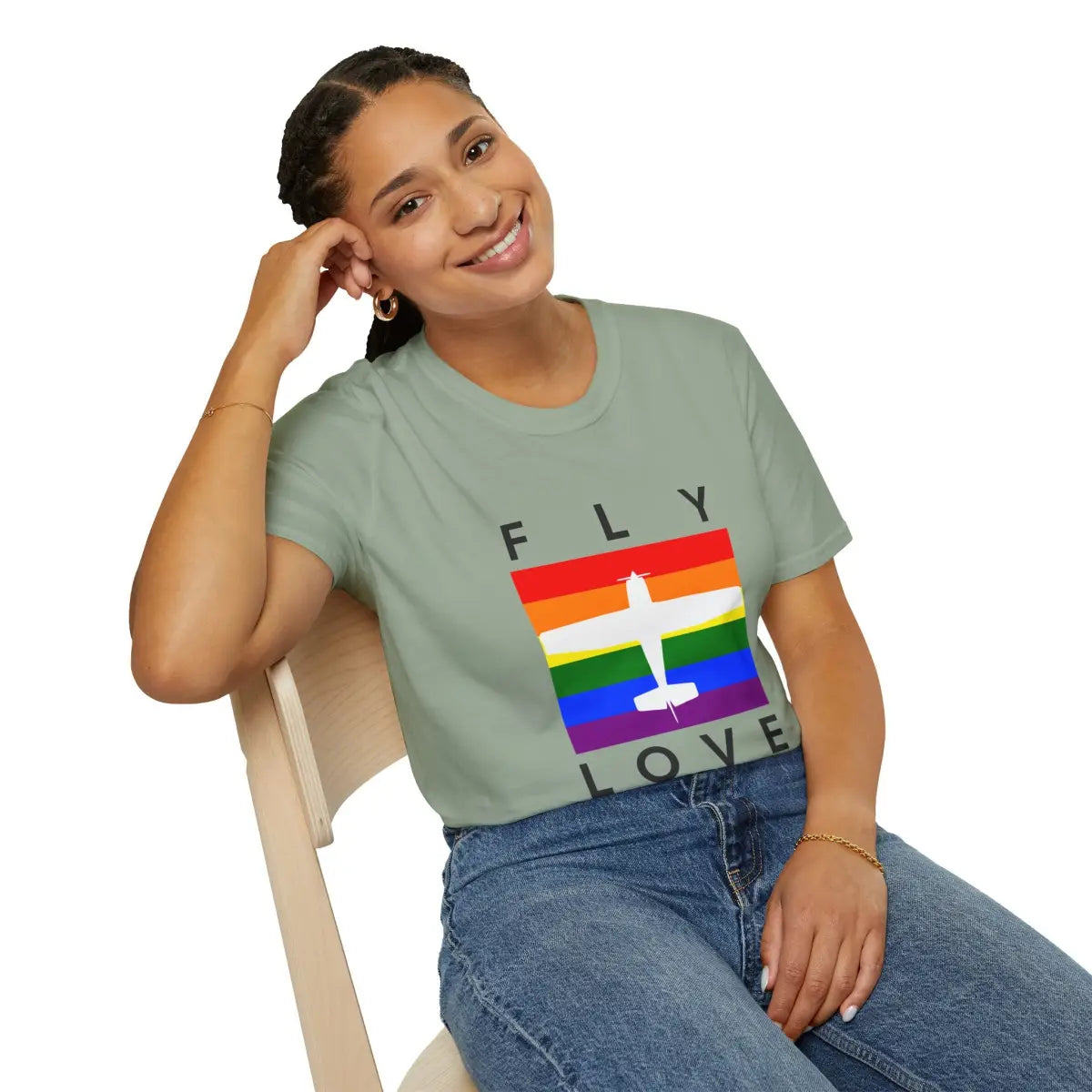 FLY LOVE - T-Shirt - Pilot gifts - WWII warbird t-shirt