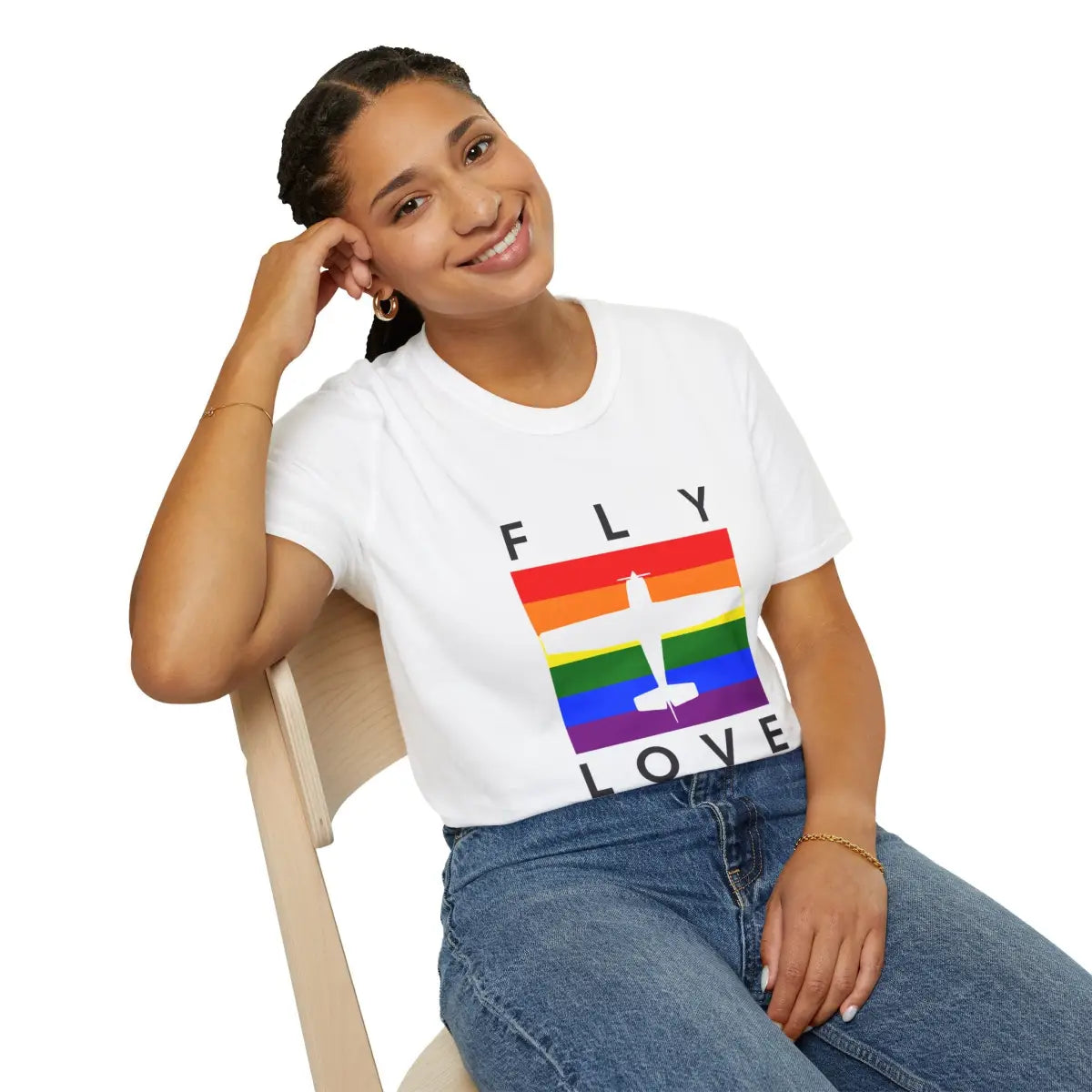 FLY LOVE - T-Shirt - Pilot gifts - WWII warbird t-shirt