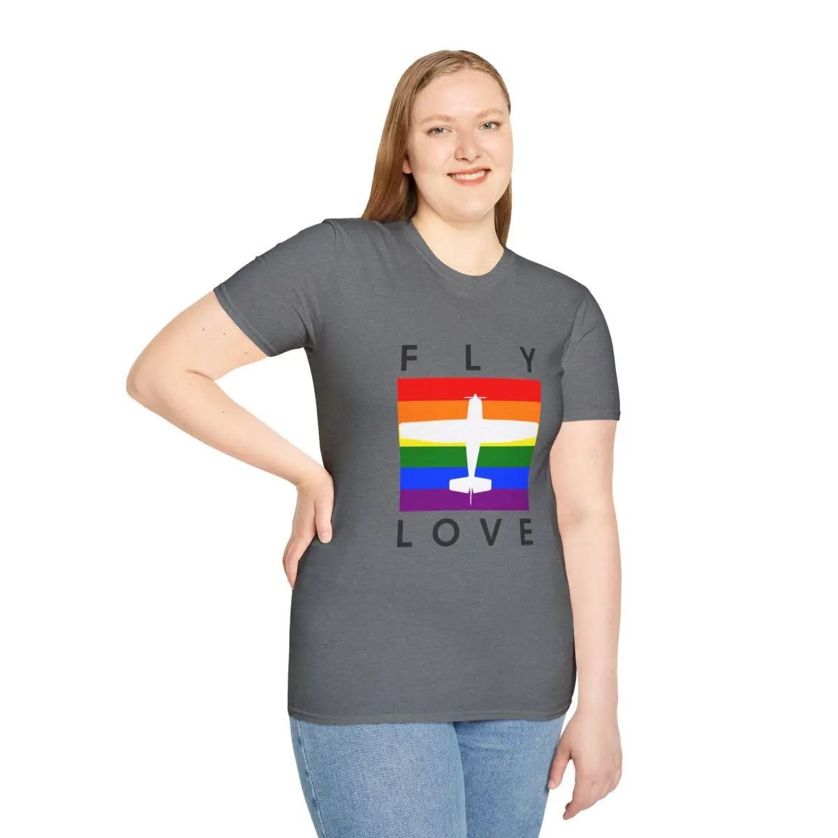 FLY LOVE - T-Shirt - Pilot gifts - WWII warbird t-shirt