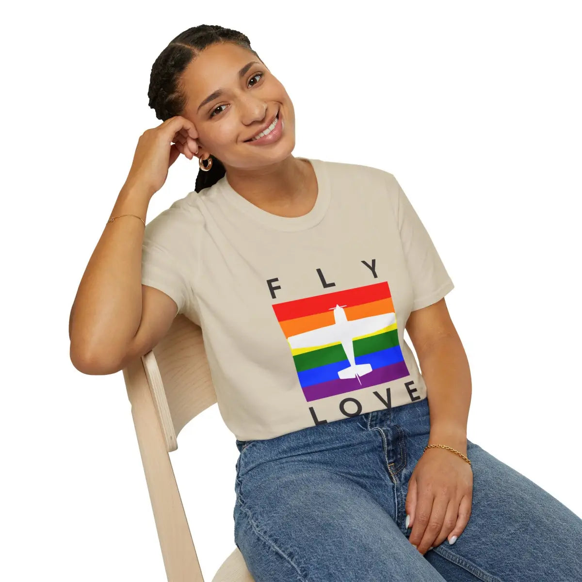 FLY LOVE - T-Shirt - Pilot gifts - WWII warbird t-shirt