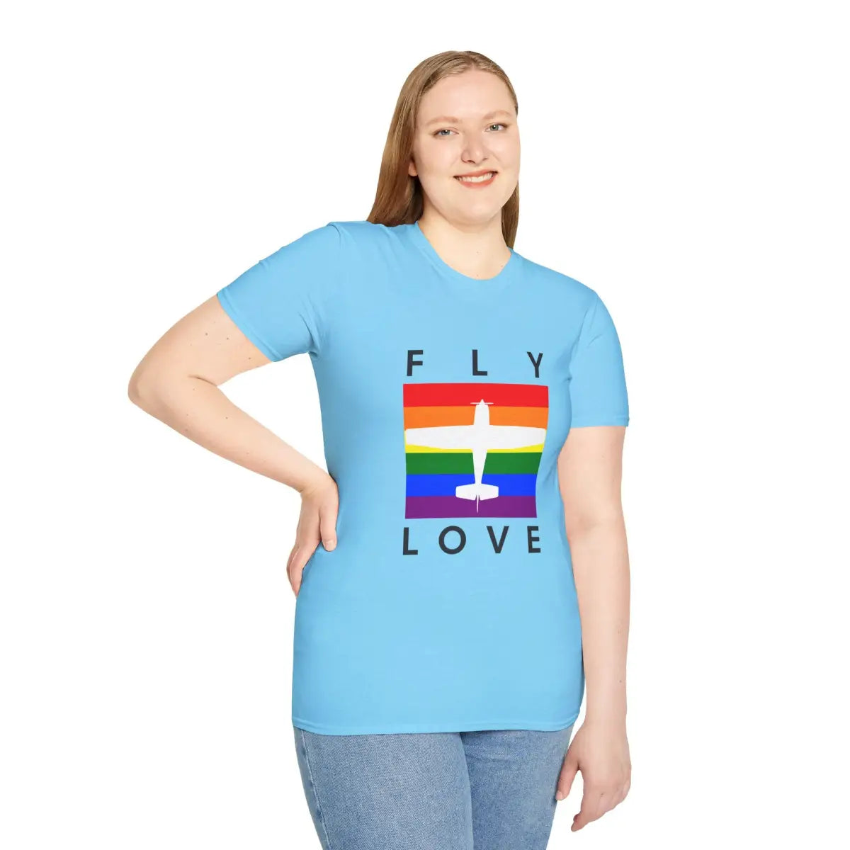 FLY LOVE - T-Shirt - Pilot gifts - WWII warbird t-shirt