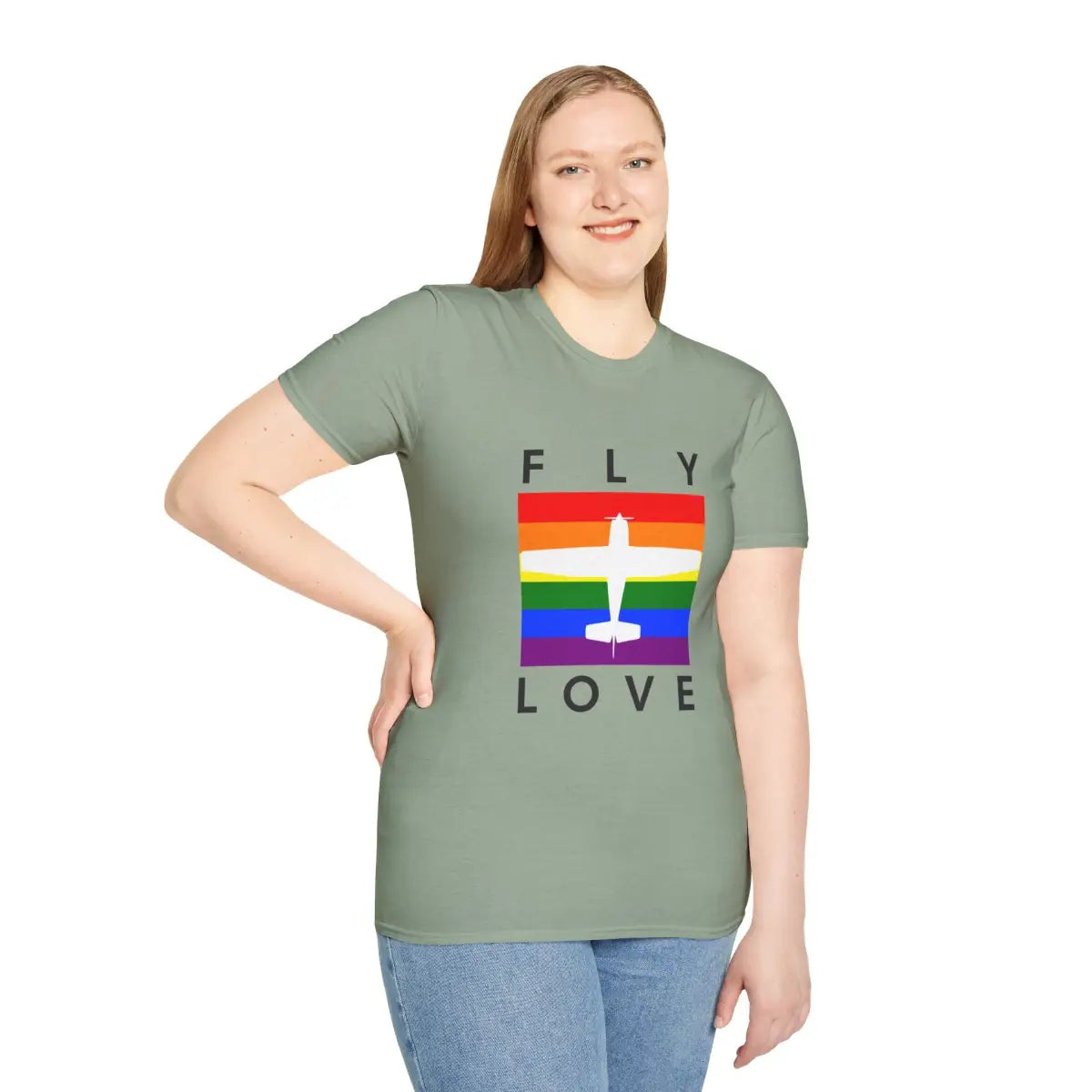 FLY LOVE - T-Shirt - Pilot gifts - WWII warbird t-shirt
