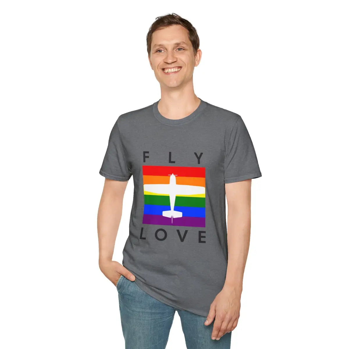 FLY LOVE - T-Shirt - Pilot gifts - WWII warbird t-shirt