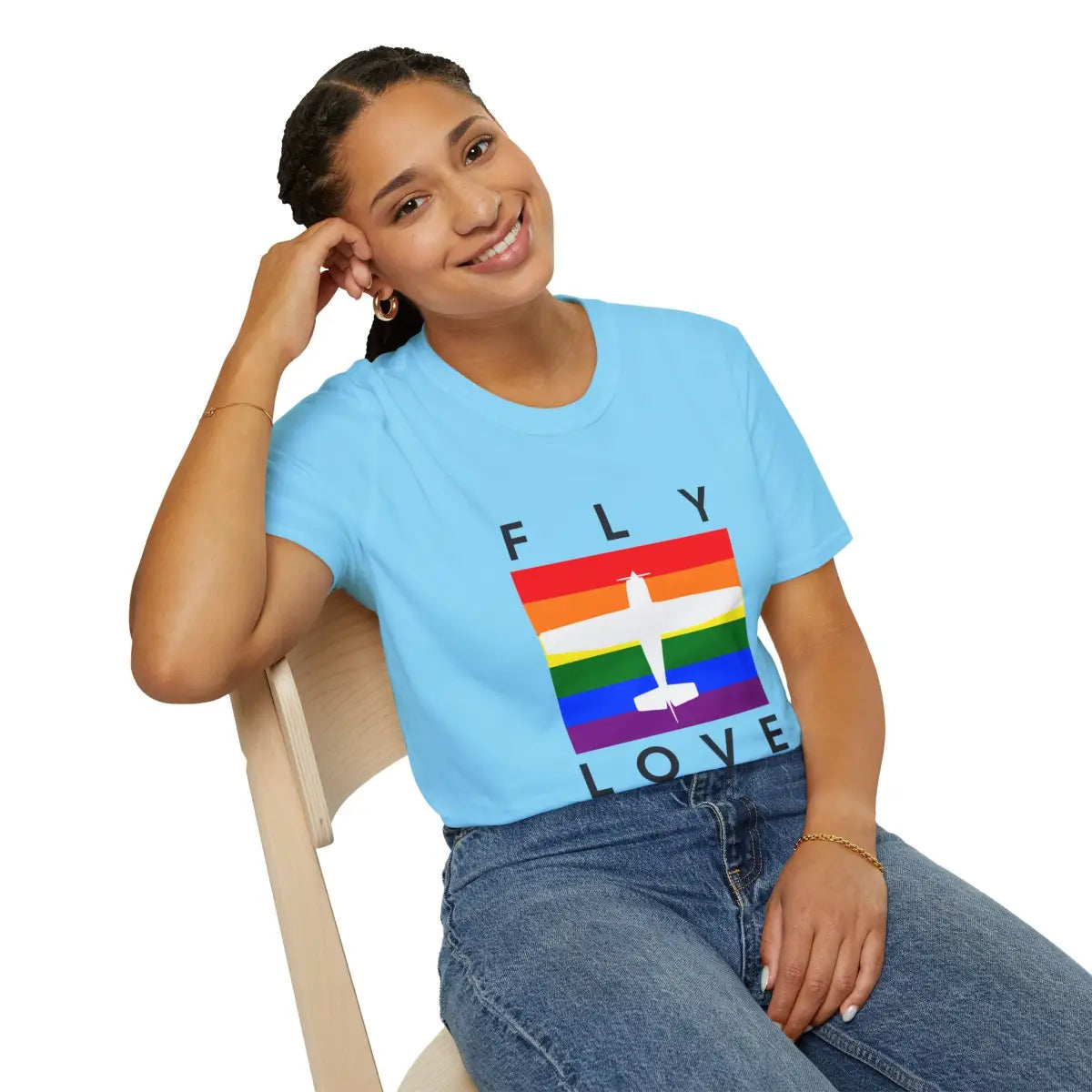 FLY LOVE - T-Shirt - Pilot gifts - WWII warbird t-shirt