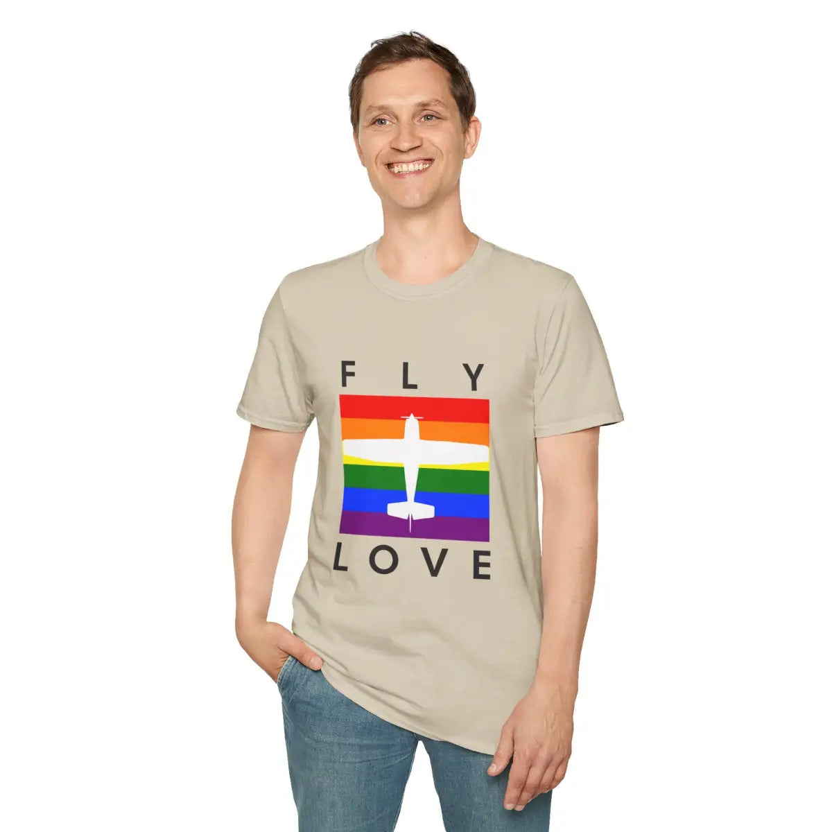 FLY LOVE - T-Shirt - Pilot gifts - WWII warbird t-shirt
