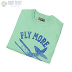 Fly More Worry Less - T-Shirt - Pilot gifts - WWII warbird t-shirt