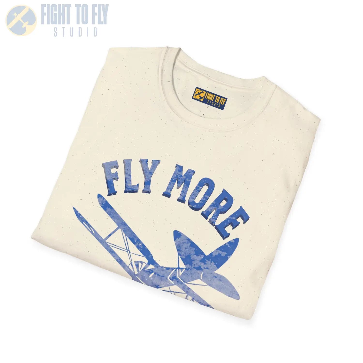 Fly More Worry Less - T-Shirt - Pilot gifts - WWII warbird t-shirt