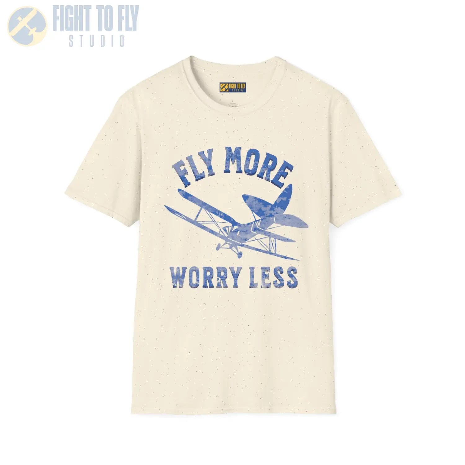 Fly More Worry Less - T-Shirt - Pilot gifts - WWII warbird t-shirt