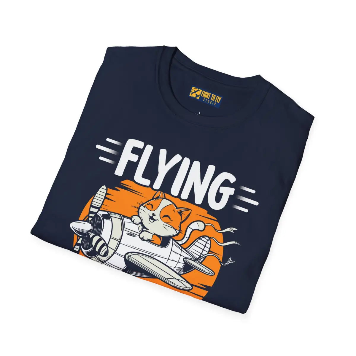 Flying Furballs and Whiskers - T-Shirt - Pilot gifts - WWII warbird t-shirt