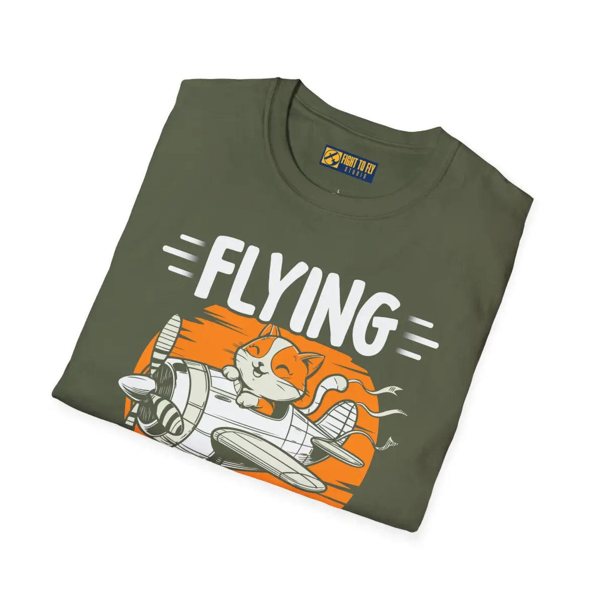 Flying Furballs and Whiskers - T-Shirt - Pilot gifts - WWII warbird t-shirt