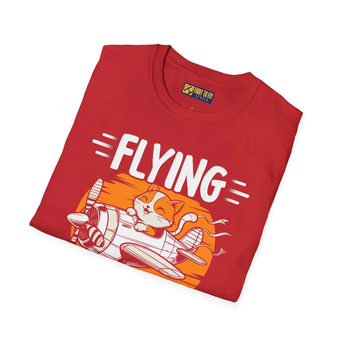 Flying Furballs and Whiskers - T-Shirt - Pilot gifts - WWII warbird t-shirt