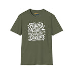 Flying High Living the Dream - T-Shirt - Pilot gifts - WWII warbird t-shirt