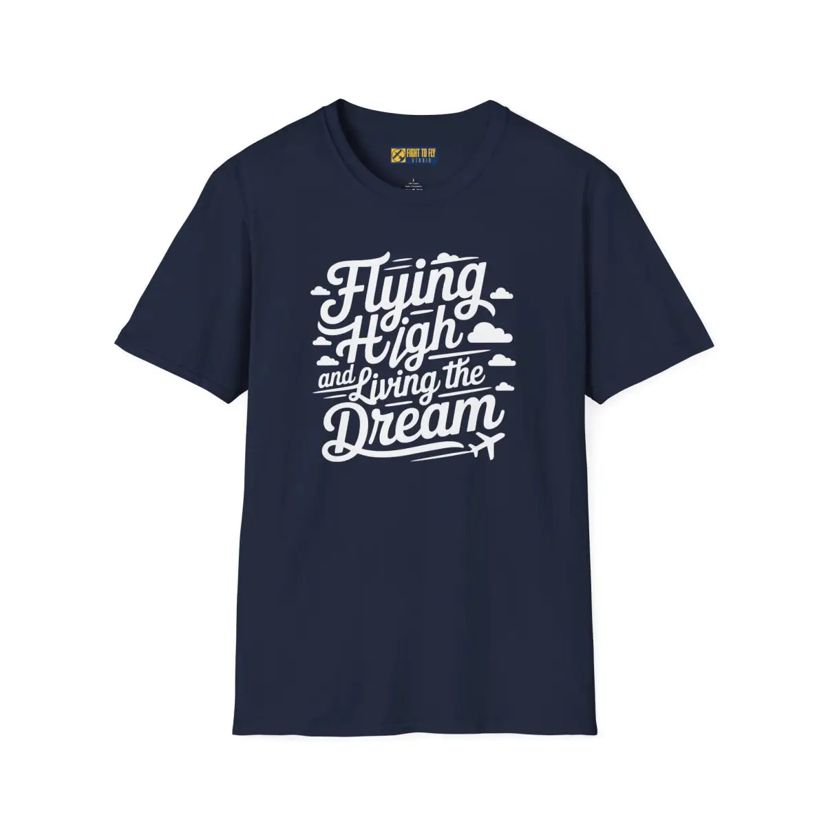 Flying High Living the Dream - T-Shirt - Pilot gifts - WWII warbird t-shirt