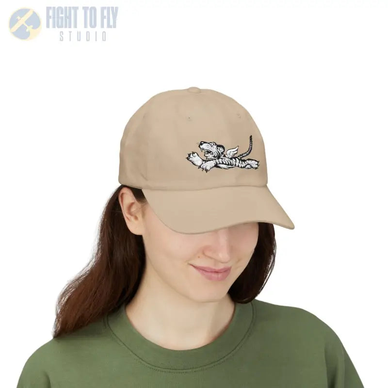 Flying Tiger Classic Dad Cap - Trendy Casual Headwear - Hats - Gifts for pilots - Aviation apparel