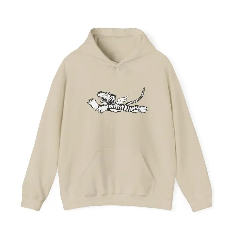 Flying Tigers Unisex Hoodie - Cozy & Whimsical Sweatshirt for Aviation Lovers - Gifts pilots - apparel
