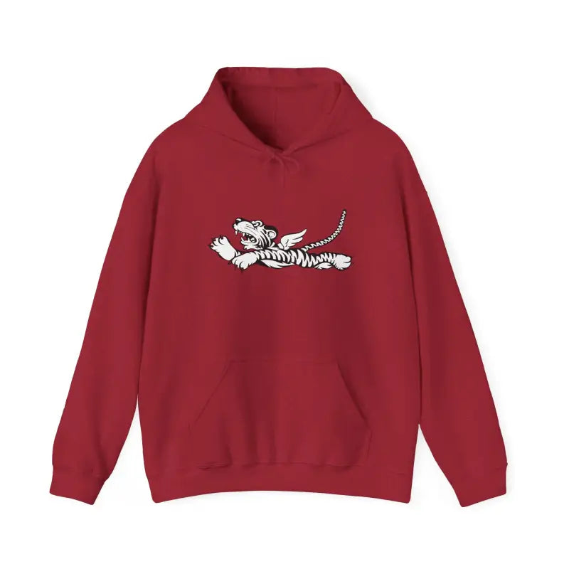 Flying Tigers Unisex Hoodie - Cozy & Whimsical Sweatshirt for Aviation Lovers - Gifts pilots - apparel