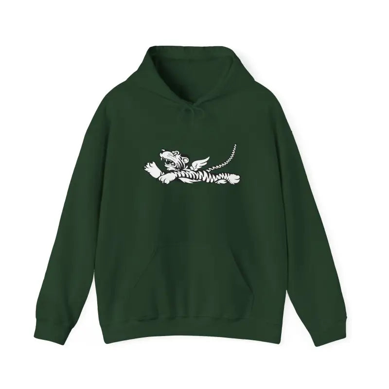 Flying Tigers Unisex Hoodie - Cozy & Whimsical Sweatshirt for Aviation Lovers - Gifts pilots - apparel