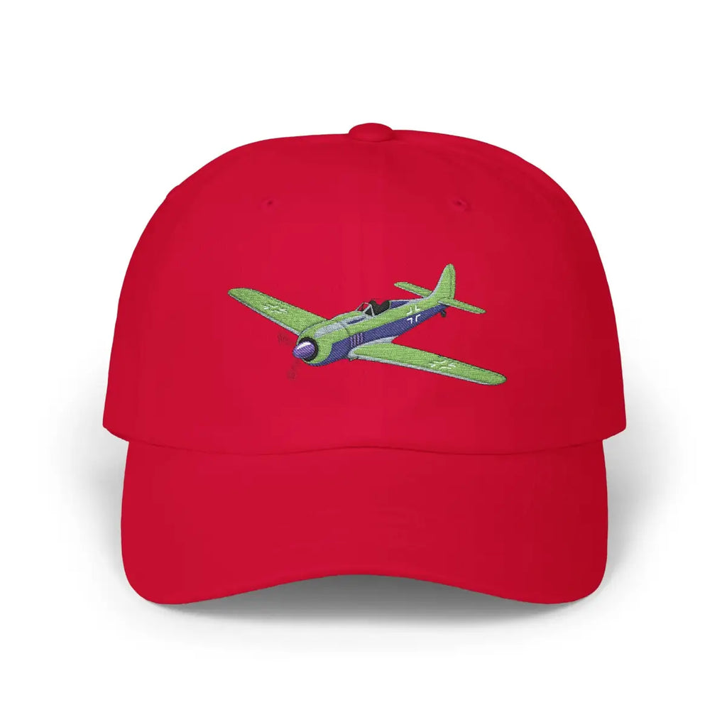 Focke-Wulf 190A - Color - Hats - Pilot gifts - WWII warbird t-shirt