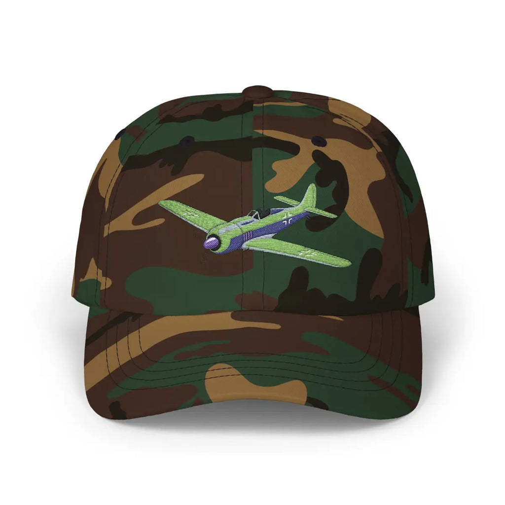 Focke-Wulf 190A - Color - Hats - Pilot gifts - WWII warbird t-shirt
