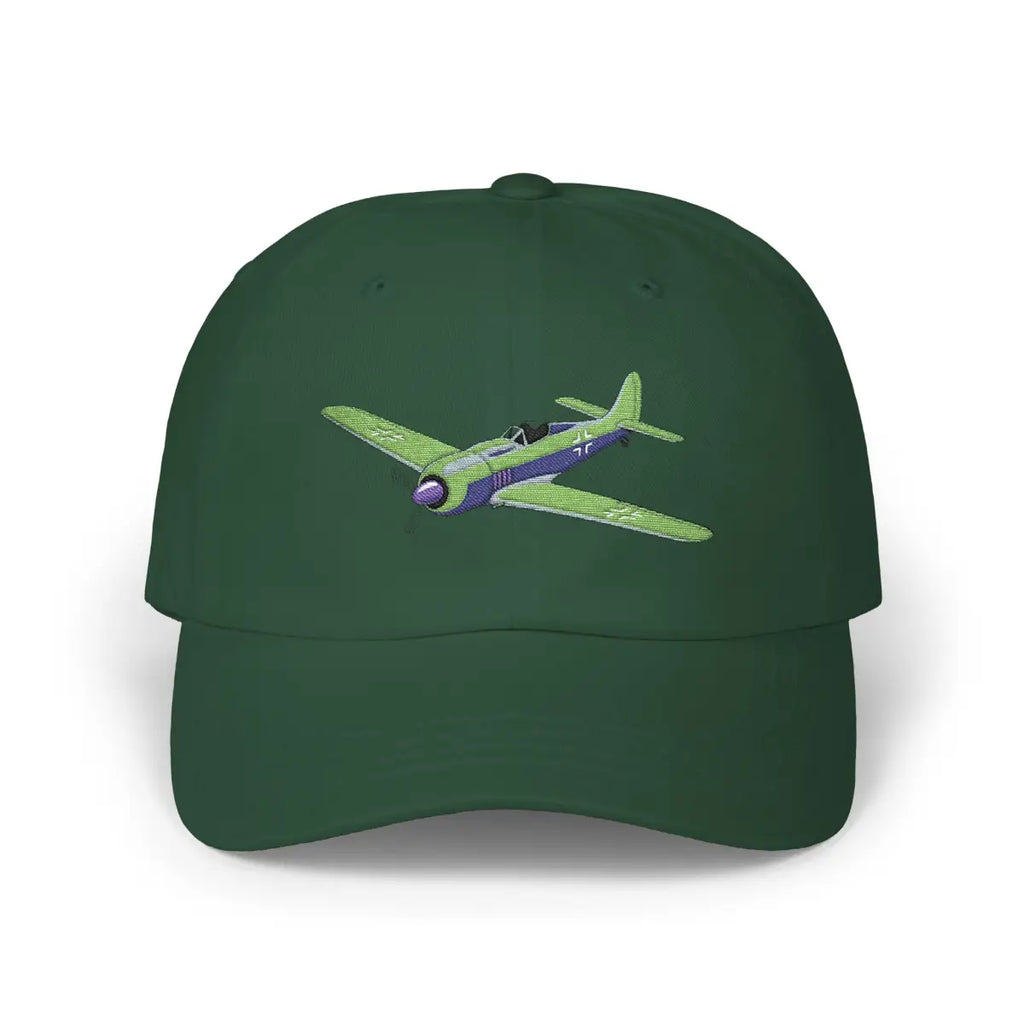 Focke-Wulf 190A - Color - Hats - Pilot gifts - WWII warbird t-shirt