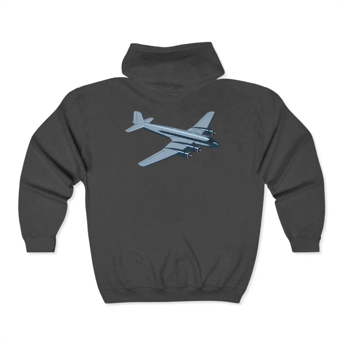 Focke-Wulf 200 Condor - Airliner - Full Zip Hoodie - Gifts for pilots - Aviation apparel