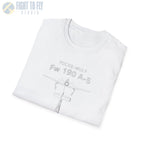 Focke-Wulf Fw 190 A-5 — T-shirt - T-Shirt - Pilot gifts - WWII warbird t-shirt
