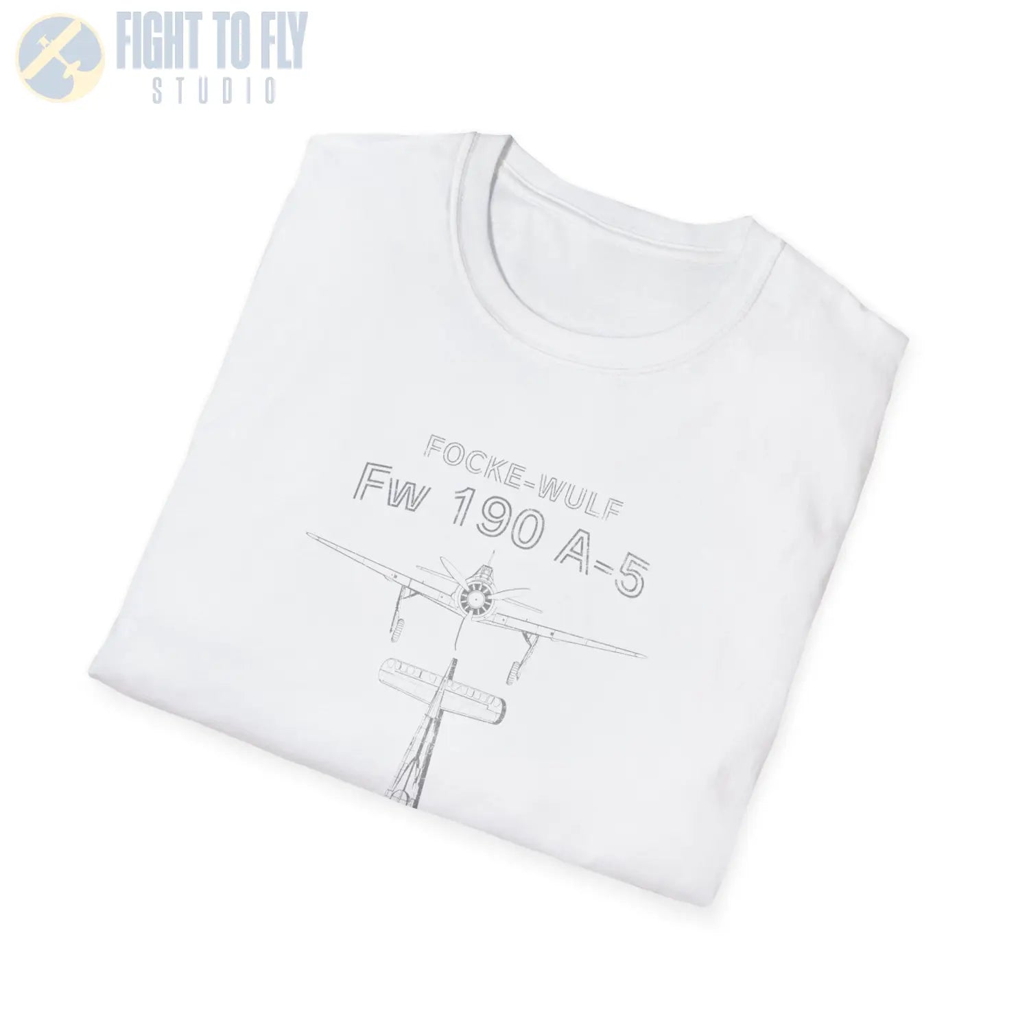Focke-Wulf Fw 190 A-5 — T-shirt - T-Shirt - Pilot gifts - WWII warbird t-shirt