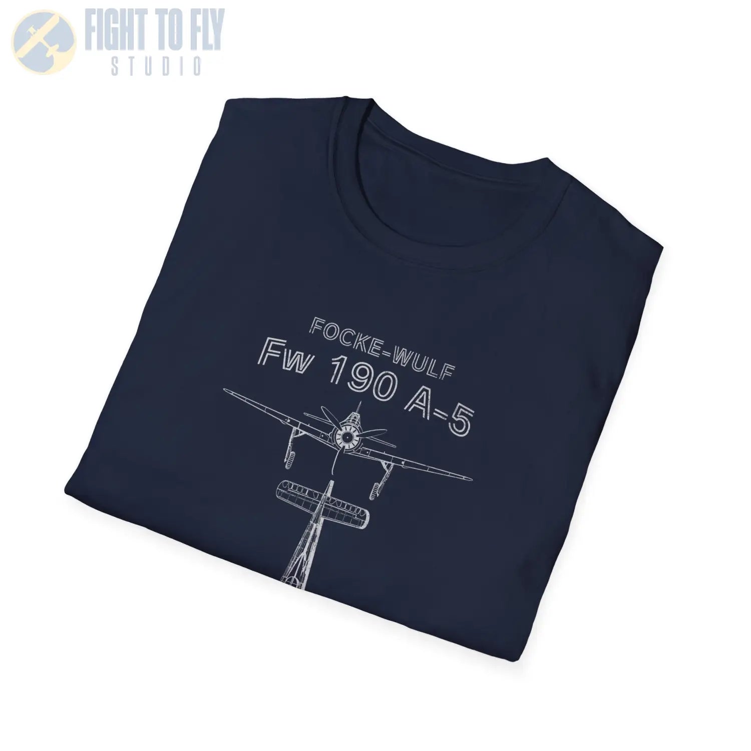 Focke-Wulf Fw 190 A-5 — T-shirt - T-Shirt - Pilot gifts - WWII warbird t-shirt
