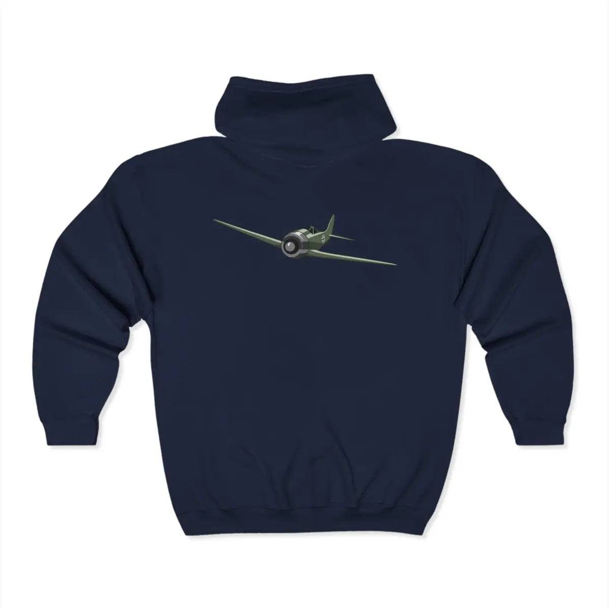 Focke Wulf Fw 190 Full Zip Hoodie - Gifts for pilots - Aviation apparel