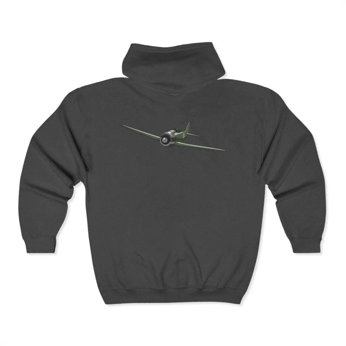Focke Wulf Fw 190 Full Zip Hoodie - Gifts for pilots - Aviation apparel