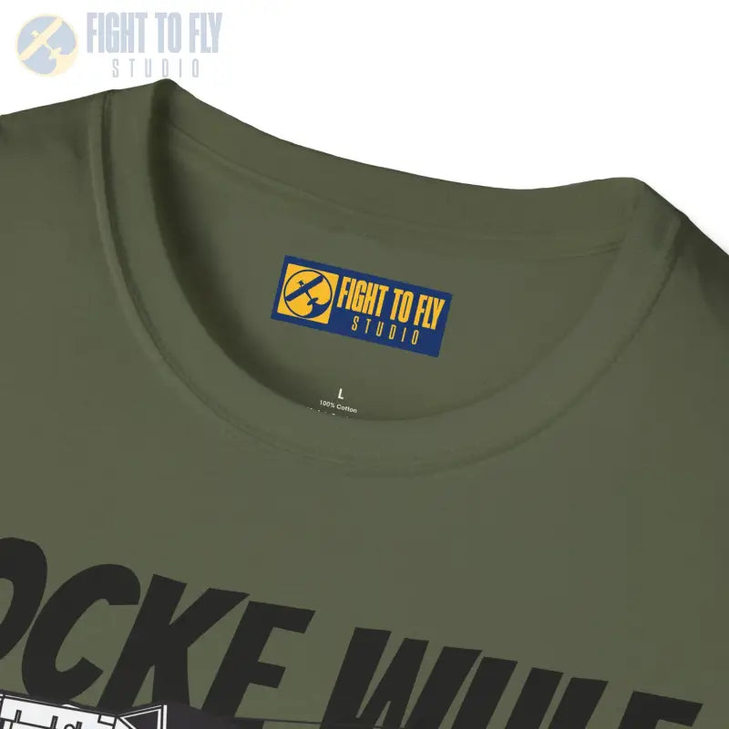 Focke Wulf Fw 190A Side Profile T Shirt – WWII Luftwaffe Fighter Tee Pilot gifts warbird t shirt