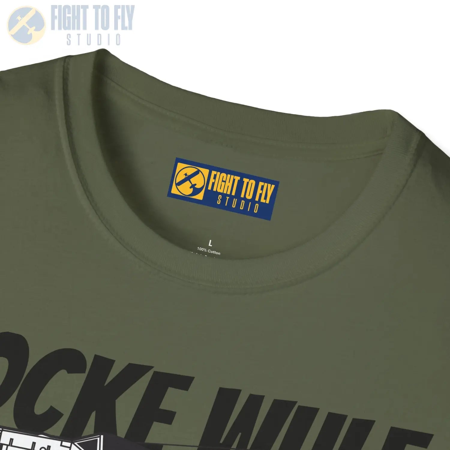 Focke-Wulf Fw 190A Side Profile T-Shirt - Pilot gifts - WWII warbird t-shirt