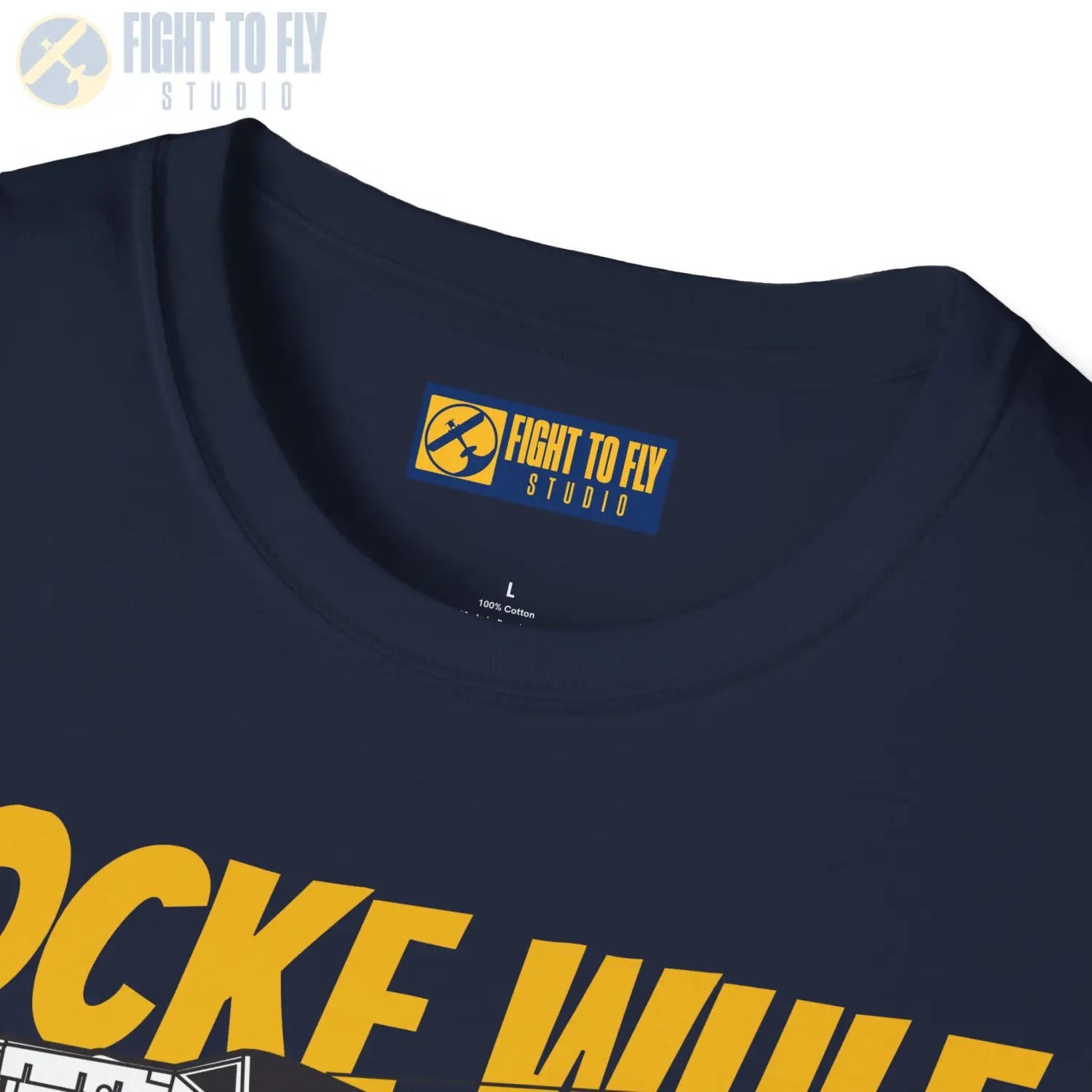 Focke-Wulf Fw 190A Side Profile T-Shirt - Pilot gifts - WWII warbird t-shirt