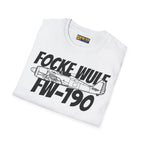 Focke-Wulf Fw 190A Side Profile T-Shirt - Pilot gifts - WWII warbird t-shirt