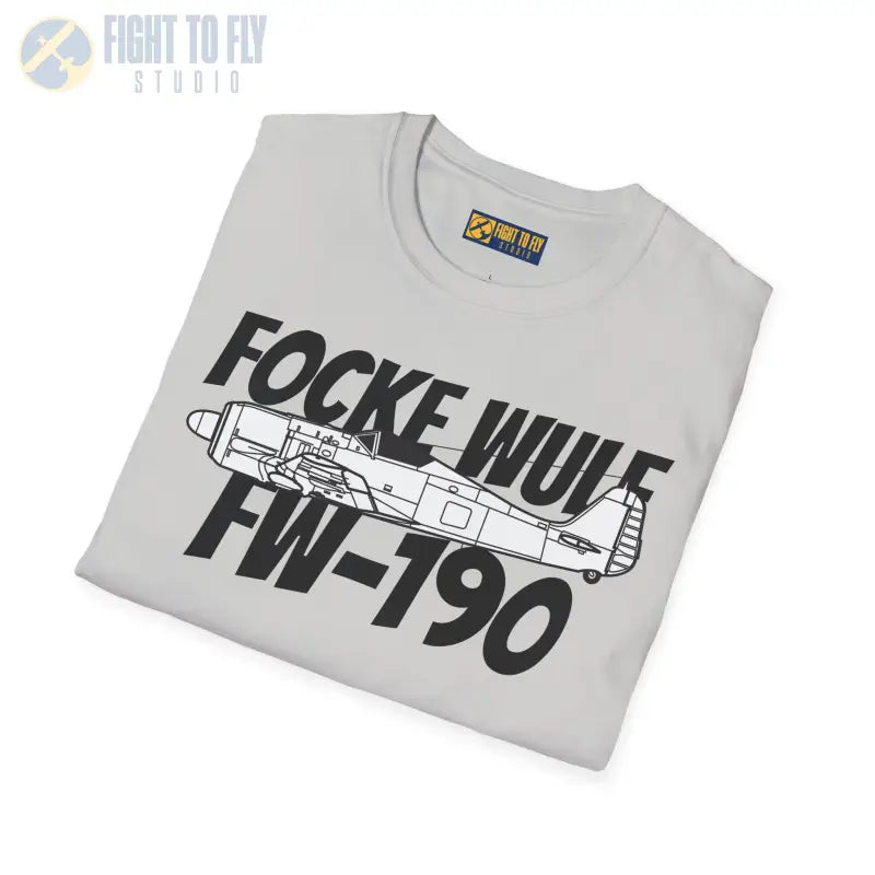 Focke Wulf Fw 190A Side Profile T Shirt – WWII Luftwaffe Fighter Tee Pilot gifts warbird t shirt
