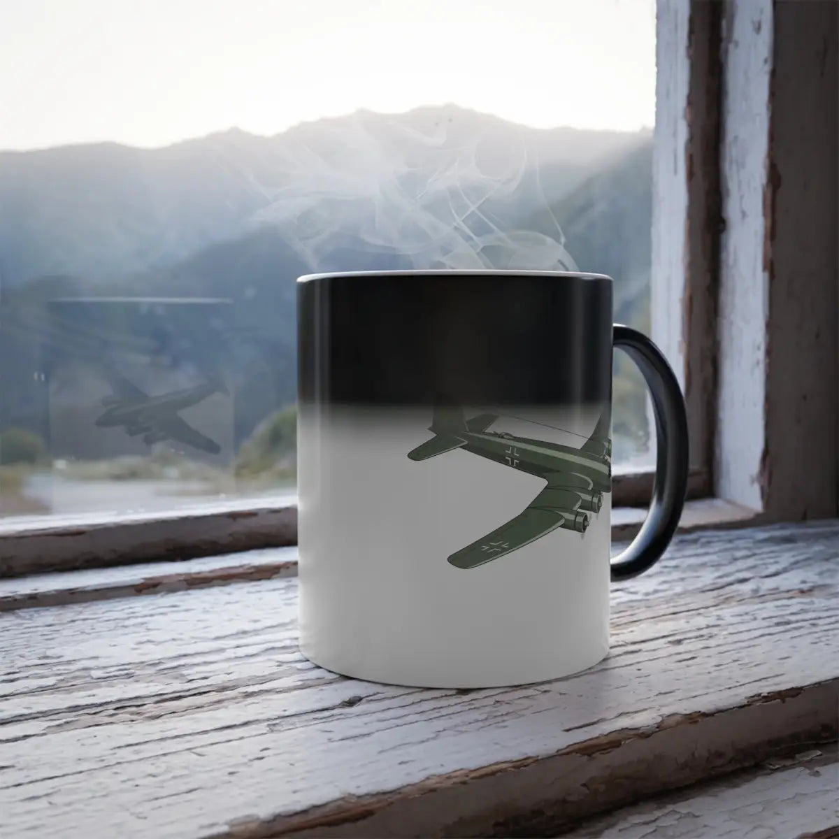 Focke-Wulf Fw 200 Condor – WWII Aircraft Mug (Color Changing) - Gifts for pilots - Aviation apparel