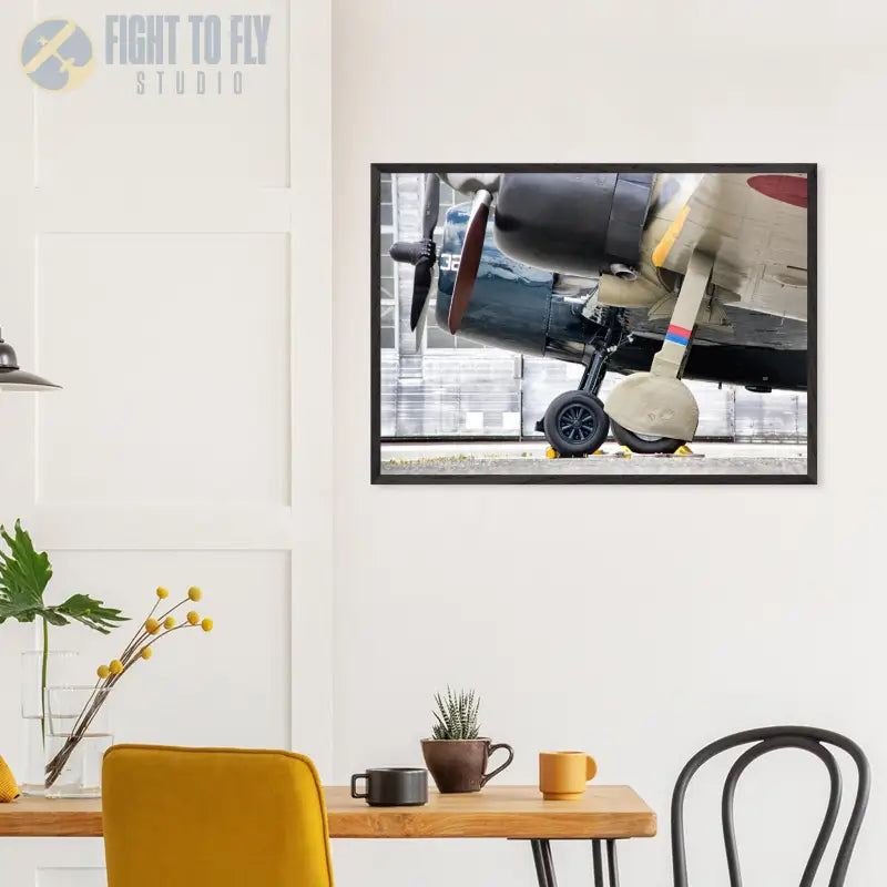 Foes now Friends: A6M Zero and F6F Hellcat - Print Material - Gifts for pilots - Aviation apparel