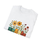 Foxtrot Delta Tango - Books and Flowers - T-Shirt - Pilot gifts - WWII warbird t-shirt