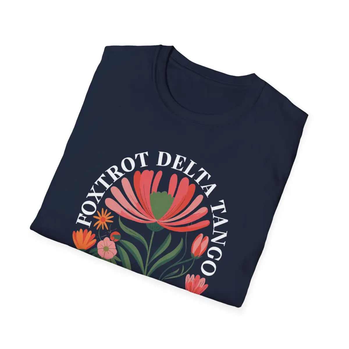 Foxtrot Delta Tango - Floral - T-Shirt - Pilot gifts - WWII warbird t-shirt