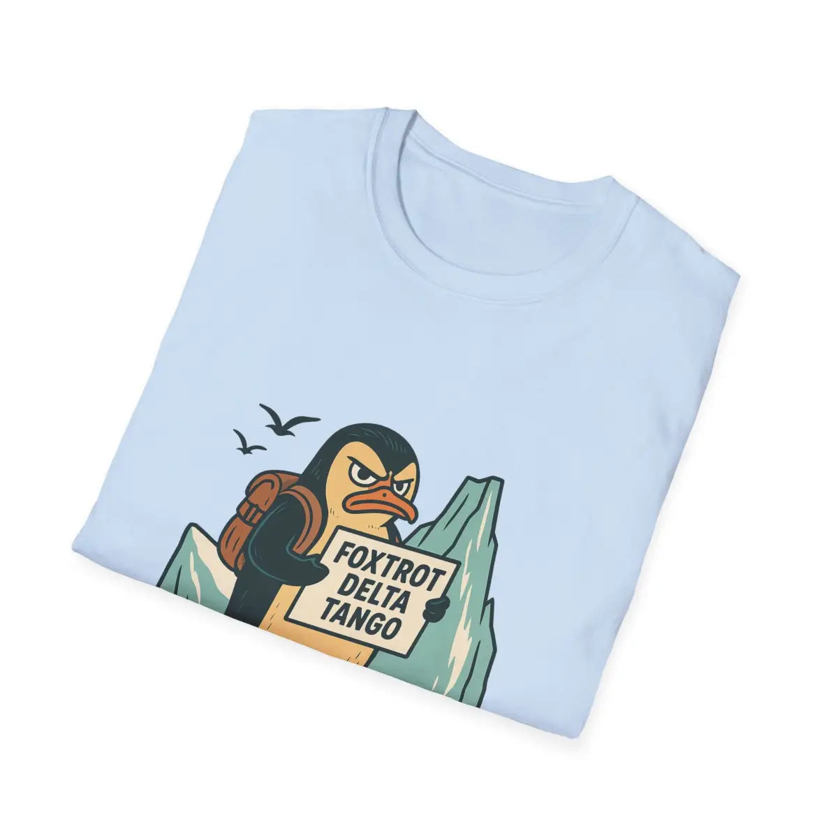 Foxtrot Delta Tango Penguin T-Shirt - Pilot gifts - WWII warbird t-shirt